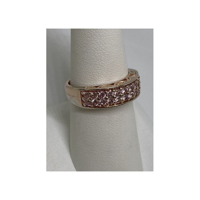 925 Sterling Silver CZ Ring Size 7.5