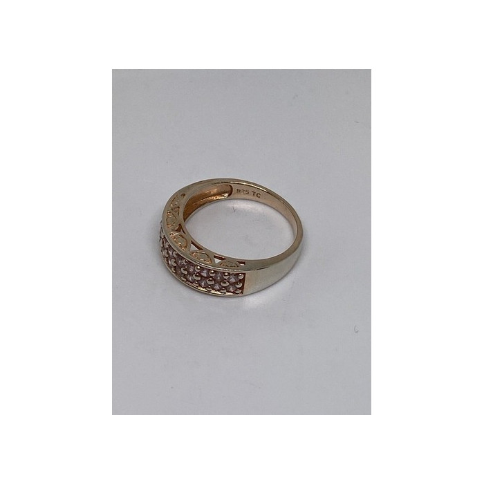 925 Sterling Silver CZ Ring Size 7.5