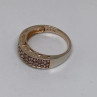 925 Sterling Silver CZ Ring Size 7.5