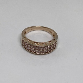 925 Sterling Silver CZ Ring Size 7.5