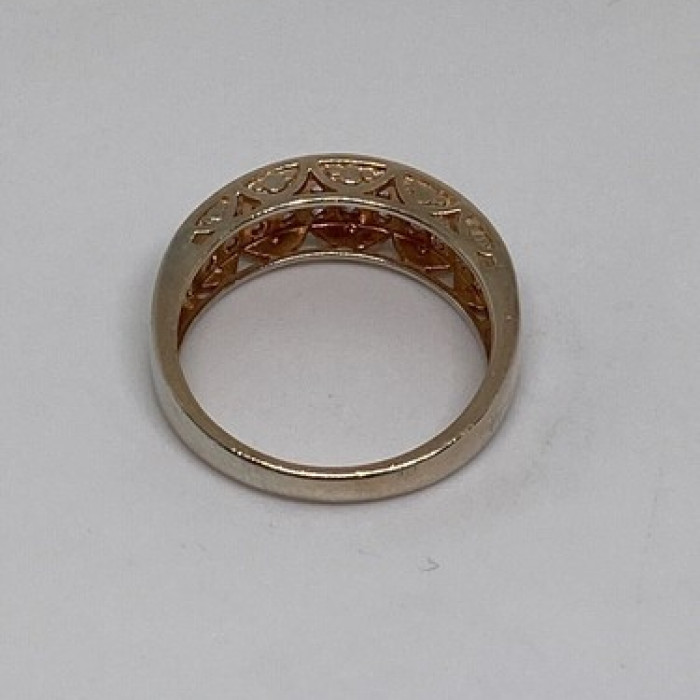 925 Sterling Silver CZ Ring Size 7.5