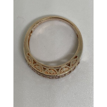 925 Sterling Silver CZ Ring Size 7.5