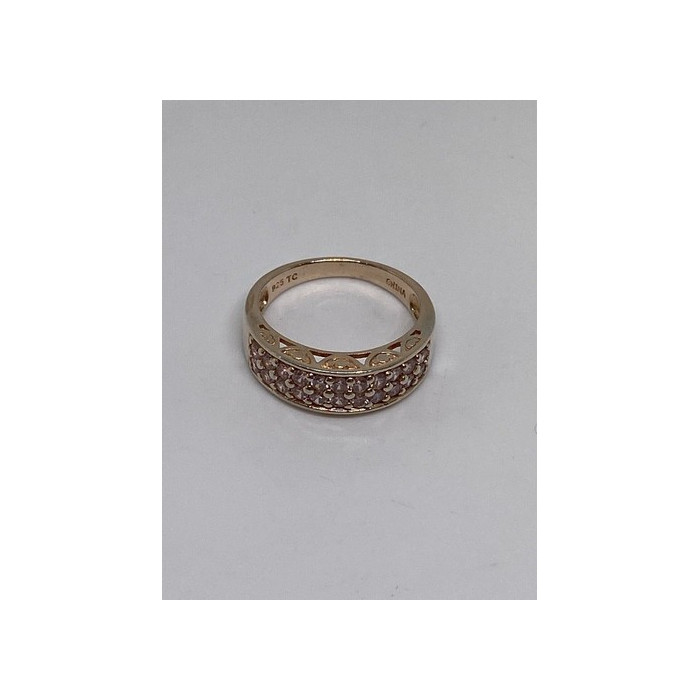 925 Sterling Silver CZ Ring Size 7.5