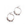 925 Sterling Silver Blue & White CZ Earrings