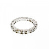 925 Sterling Silver White Beryl/Goshenite Ring Size 7