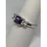 925 Sterling Silver CZ Ring Size 8