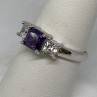 925 Sterling Silver CZ Ring Size 8