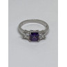925 Sterling Silver CZ Ring Size 8