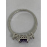 925 Sterling Silver CZ Ring Size 8