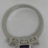 925 Sterling Silver CZ Ring Size 8