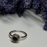 925 Sterling Silver Onyx Ring Size 7.5