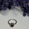 925 Sterling Silver Onyx Ring Size 7.5