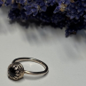 925 Sterling Silver Onyx Ring Size 7.5
