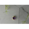 14K YELLOW GOLD AMETHYST HEART PENDANT