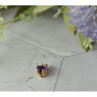 14K Yellow Gold Amethyst Heart Pendant