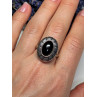 925 Sterling Silver Onyx Ring Size 8.5