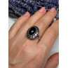 925 Sterling Silver Onyx Ring Size 8.5