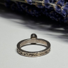 925 Sterling Silver Amethyst Ring Size 6