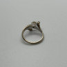 14K White Gold Diamonds Ring Size 5.5