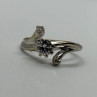 14K White Gold Diamonds Ring Size 5.5