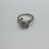 14K White Gold Diamonds Ring Size 5.5