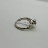 14K White Gold Diamonds Ring Size 5.5