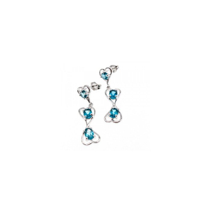 925 STERLING SILVER AQUAMARINE 