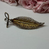 925 Sterling Silver Gold Plated Brooch