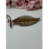 925 Sterling Silver Gold Plated Brooch