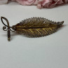 925 Sterling Silver Gold Plated Brooch