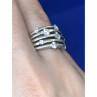 925 Sterling Silver CZ Ring Size 6.5