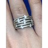 925 Sterling Silver CZ Ring Size 6.5