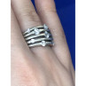 925 Sterling Silver CZ Ring Size 6.5