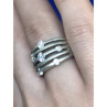 925 Sterling Silver CZ Ring Size 6.5