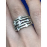 925 Sterling Silver CZ Ring Size 6.5