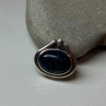 925 Sterling Silver Pendant Sodalite Length 0.9 In