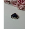 925 Sterling Silver Pendant Sodalite Length 0.9 In