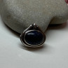 925 Sterling Silver Pendant Sodalite Length 0.9 In