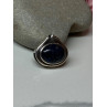 925 Sterling Silver Pendant Sodalite Length 0.9 In