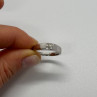 14K White Gold Diamonds Ring Size 7