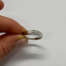14K White Gold Diamonds Ring Size 7