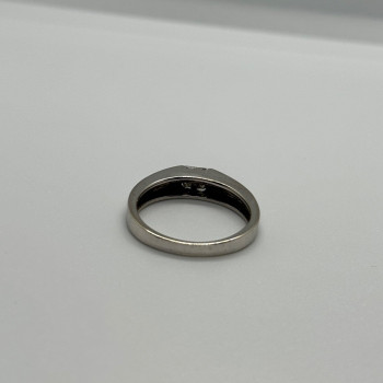 14K White Gold Diamonds Ring Size 7