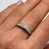 14K White Gold Diamonds Ring Size 7