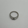 14K White Gold Diamonds Ring Size 7
