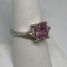 925 Sterling Silver CZ Ring Size 7.75