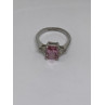 925 Sterling Silver CZ Ring Size 7.75