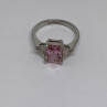 925 Sterling Silver CZ Ring Size 7.75