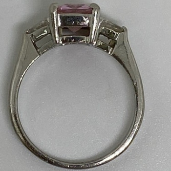 925 Sterling Silver CZ Ring Size 7.75