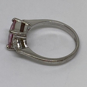 925 Sterling Silver CZ Ring Size 7.75