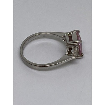 925 Sterling Silver CZ Ring Size 7.75
